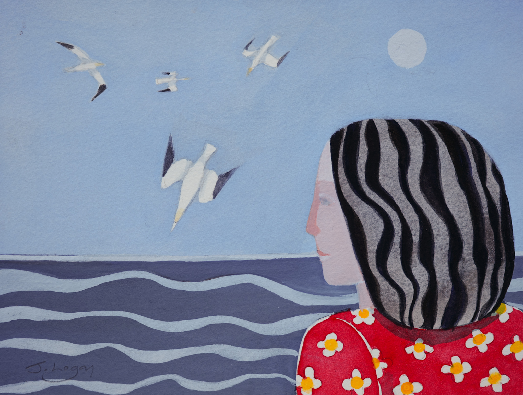 Gannet Gazing In The Atlantic